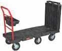 5 TH WHEEL WAGON TRUCKS Ideal for moving heavy loads in manufacturing plants, warehouses, maintenance shops and outdoor environments Fifth wheel steering ensures tight turning radius and easy
