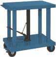 loaded Two rigid and two swivel bolted-on casters 1-year guarantee MA433 MA434 MA440 Model Mfg. Capacity Table Size Lowered Raised Caster No of Support Wt. Price No. No. lbs.