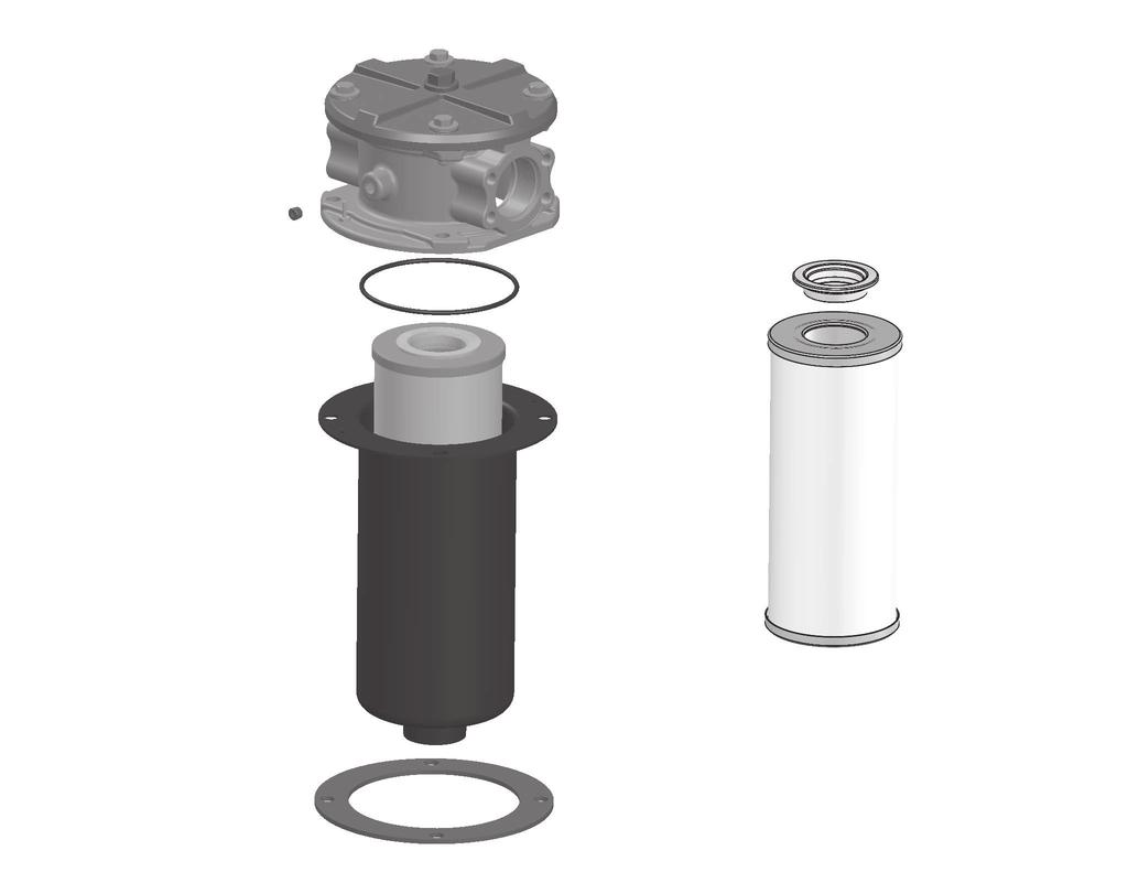 FILTER MAINTENANCE 4. Spare Parts 4.1. HF4R 09/18/27 (version 1.2 & 2.2) 3.4 2.0 Cap and ring assembly - not shown 3.2 / 4.2 1.2 / 3.1 1.1 4.1 3.3 / 4.3 Item Consists of Designation version 1.2 & 2.2 1. Filter element See point 5 Replacement elements 1.