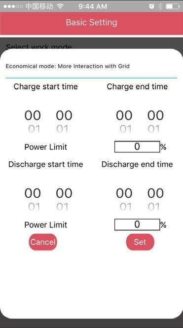 discharge automatically based on the system operation condition. Off-grid mode: used or off-grid operation(does not connect to grid).
