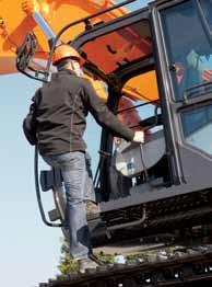 ZX470-5 COMFORT Open the door to the cab of the new ZAXIS 470 and it s clear