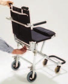 Instructions for Flight Attendants on the use of On-board Wheelchair MODEL 2520502SWR Tel: +44 (0)1296 380200 Opening of Wheelchair Place one hand on black footrest handle and one hand on cross