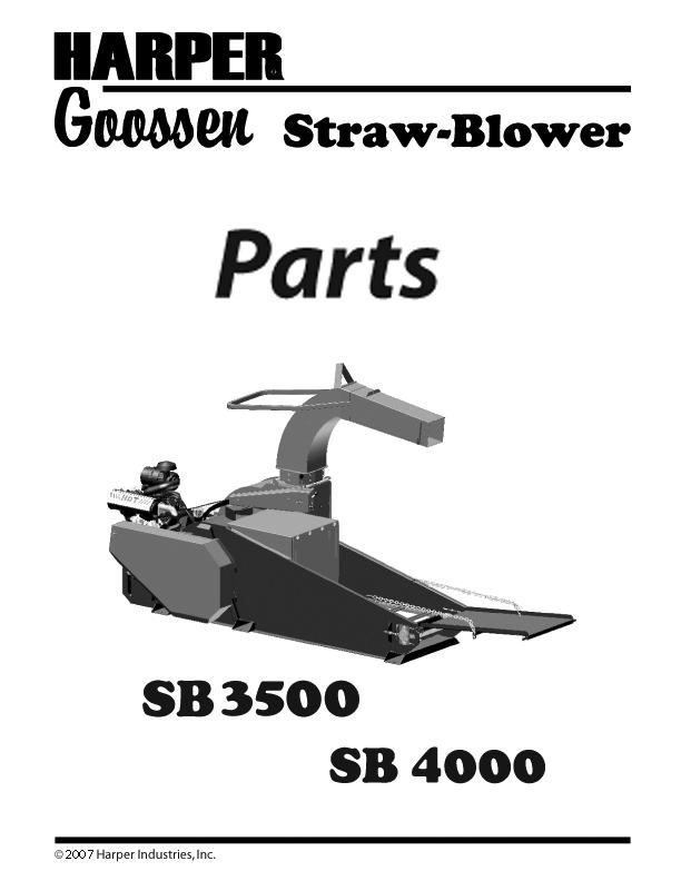 Straw Blower Parts