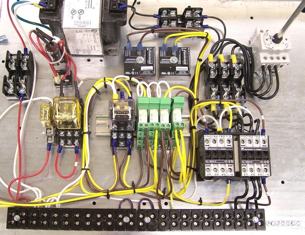 HYDRUS INSTALLATION INSTRUCTION P/N: 3801-EOP AUTO REVERSE / AUTO STOP OPTION KIT FOR HYDRUS 2000 MAIN PANEL BILL OF MATERIALS: (1) P/N: 4372 - LATCHING RELAY, (1) P/N: 5322 RELAY SOCKET, (4) P/N: