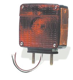 64 Two-Stud, Plug-In Lamp Incorporates sidemarker light Fits right or left side Keyed,