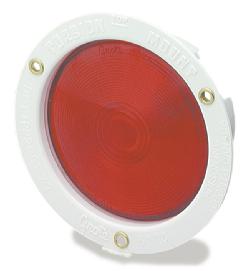 S/T/T 4 Lamp, Stop/Tail/Turn Module with Sidemarker Heavy gauge steel mounting plate and protective cover 4 round, sealed lamps 51022 Red, RH, NEW 51032 Red, LH, NEW 45 NEW Material: Steel