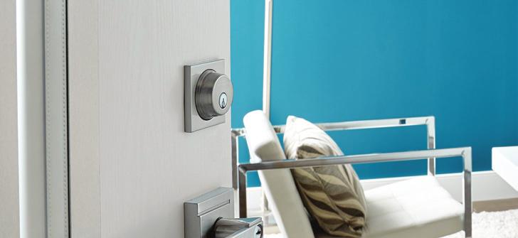 Deadbolts B Series What goes i, keeps them out. With premium metal costructio ad plated keyways, Schlage deadbolts are made with durability i mid.