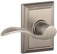 Kobs & levers F Series Schlage s Decorative Collectios Decorative Collectios are oly available with F Series Stad out effortlessly.