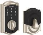 Schlage Touch exterior BE375 Camelot (CAM) iterior exterior BE375 Cetury (CEN) iterior BE375 Schlage Touch Keyless Touchscree Deadbolt Fuctio Style/Desig Packagig 605 505 608 609 618 619