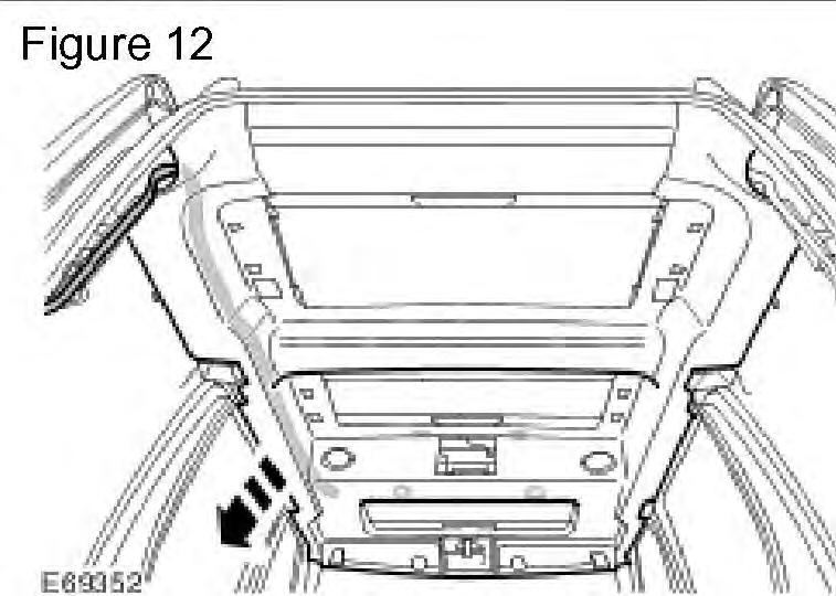 34 and release the left-hand side C-pillar lower trim panel to gain access to the roof opening panel drain tube. Connect and secure the drain tube through the hole in the body.