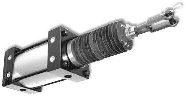 (Example: AS3POS = 4 ) PORT A PORT B PORT C DAS Double Rod Adjustable Stroke (Extend) Consists of a double rod end cylinder and an adjustable stop collar.