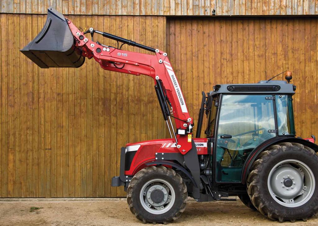 MF 3600 Series: Straightforward yet impressive features 01. Firstly, the cab is surprisingly spacious for a small tractor.