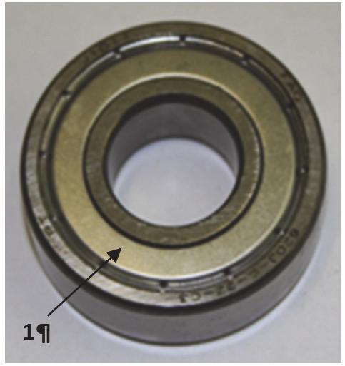 microscopic views of the inner and outer race surface confirmed that the processes of wear were characteristics for abrasive, adhesion-abrasive wear and for pitting. a) b) c) Fig. 1.