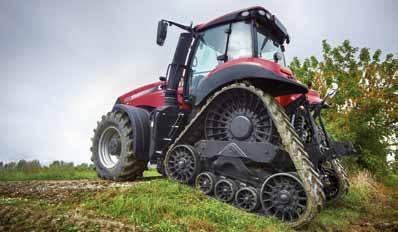 And it offers manoeuverability and handling comparable to a wheeled tractor. ROWTRAC Conventional dual wheel tractor (710) Magnum Rowtrac (track widths in mm) (610) (762) 2.89 m 2 2.