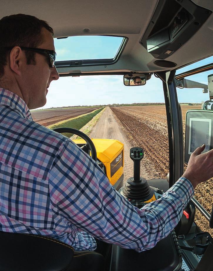 TOTAL CONTROL. LIKE ALL COLOR TOUCH SCREEN TERMINALS, THE FASTRAC IS DESIGNED TO PUT ALL ESSENTIAL COMMAND AND CONTROL FUNCTIONS AT THE OPERATOR S FINGERTIPS. BUT WITH OURS, THE DIFFERENCE IS CLEAR.