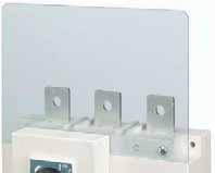 SIRCO Load break switches for power distribution from 12 to 000 A Terminal screens se Top or bottom protection from direct contact with terminals or connection parts.