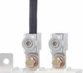 FUSERBLOC Fuse combination switches for industrial fuses up to 1250 A Cage terminals Use Connection of bare copper cables onto the terminals (without lugs). References Rating max (A) Frame size No.
