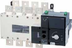 They enable the on-load transfer of two three-phase power supplies via remote volt-free contacts, from either an external automatic controller, using pulse logic, or a switch.