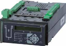 ATyS p Automatic Transfer Switching Equipment from 125 to 3200 A Front panel 3 1 1. Slots for optional plug-in modules. 2. Backlit LCD display. 3. Source availability and position indication LEDs.