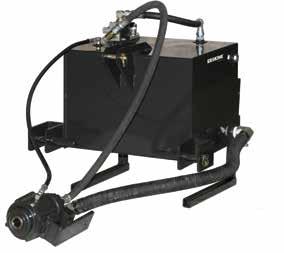 HYDRAULIC POWER UNIT Cat I & II hitch quick hitch compatible NO CHAINS, PTO SHAFTS OR SPROCKETS direct-drive hydraulic auger eliminates problematic chain drive This industrial built and designed