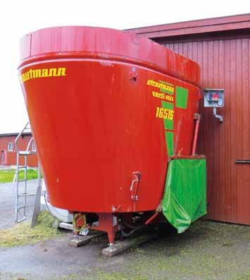 The convincing characteristics of the towed fodder mixing wagons have also been implemented in the stationary