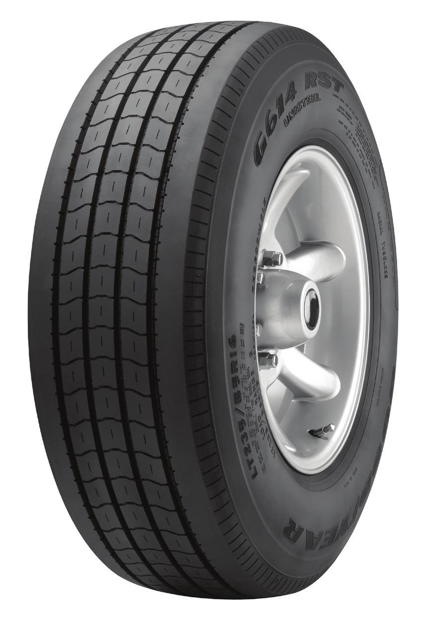 retreadable Rib edge sipes and lateral grooves help deliver traction TUBELESS TIRES ON 5 DROP CENTER RIMS LT235/85R16 G 3,750 1,700 110 750 3,415 1,550 110 750 58 26 6.50 9.5 241 30.7 780 14.