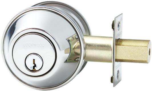 Symmetry Deadbolt Range 7107 Double Cylinder Deadbolt Features and Specifications General purpose double cylinder deadbolt Operated by key from both inside and outside Suits left or right hand
