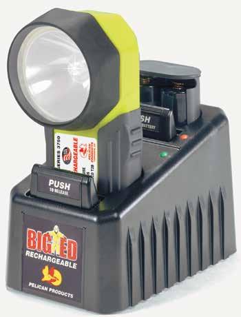 Big Ed Rechargeable Provides 65,000 cp for two hours and 15 minutes, along with the back-up option of four hours at 45,000 cp.