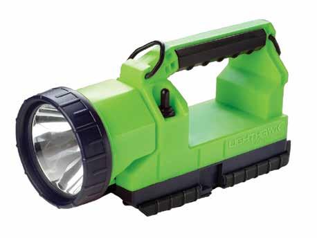 Four LEDs, powered by the latest generation NiMH batteries illuminate a distance of 475