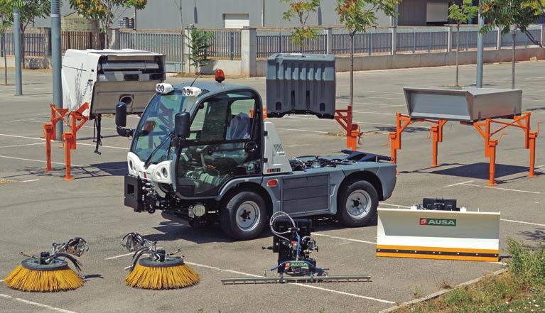 Exclusive systems for platforms of 200 and 350 vehicles (sweepers, washers (hot and cold), and multi-service equipment) allow you to employ multiple applications with one single chassis.