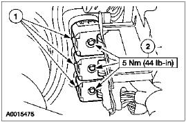 Page 15 of 18 23. Install the bulkhead wiring harness connectors. 1. Connect the electrical connectors. 2. Tighten the bolts.
