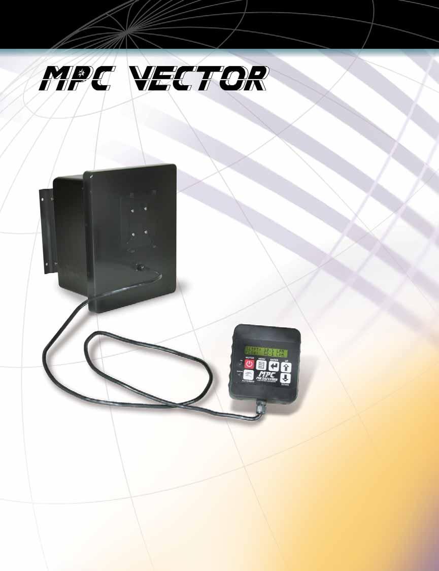 Automatic flow control for any chemical feed pump The MPC Vector can be remote mounted on a wall near the installed equipment at a convenient height.