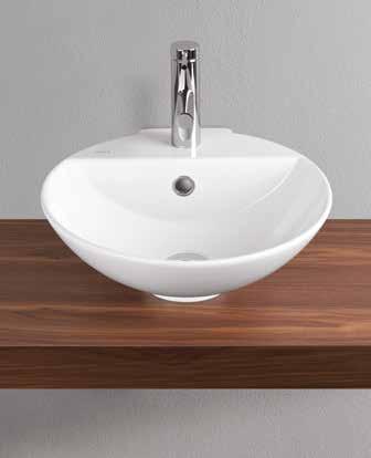 COUNTERTOP BASINS MIRRORS / SHELVES These highly coveted countertop basins don t belong to a single suite, but instead can be relied upon to make any bathroom look beautiful.
