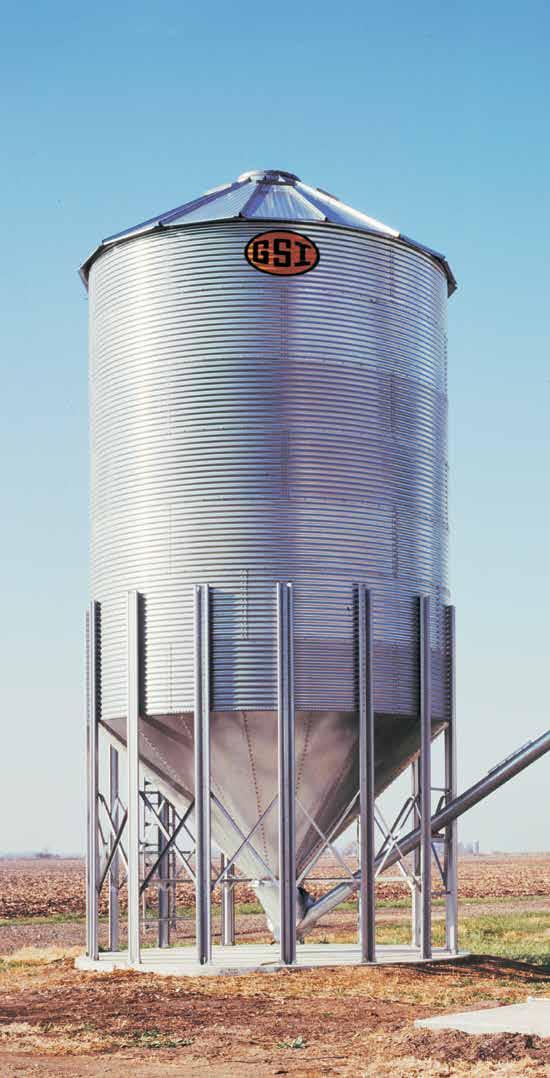 WHY GSI PROVEN & DEPENDABLE Only GSI feed tanks feature the exclusive, patented Auto-Lok ground control access system for opening, closing and latching the fill cap safely and easily from the ground.