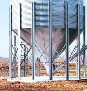 FEATURES FARM HOPPER TANKS THE SOLID CHOICE GSI precision formed, galvanized coated, high tensile steel sidewall sheets provide outstanding strength and durability.
