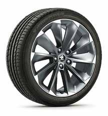 Whether your goal is to accentuate ŠKODA SUPERB s elegant or sports attributes, genuine wheels are a perfect match.
