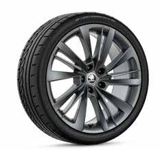 May be used with snow chains Acamar 3V0 071 499J HA7 brushed light-alloy wheel 8.