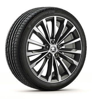 0J x 19" for 235/40 R19 tyres, silver metallic Sirius 3V0 071 499B HA7 brushed light-alloy wheel 8.