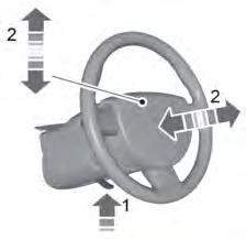 Steering Wheel ADJUSTING THE STEERING WHEEL WARNING Do not adjust the steering wheel when your vehicle is moving. Note: Make sure that you are sitting in the correct position.