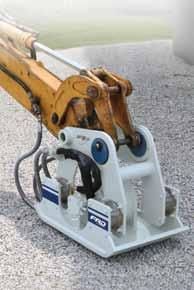 Plate Compactors Features and Benefits: Eliminates costly trench boxes and shoring HP35 ME/65 II/75 Drives sheeting for retaining walls Rubber shocks absorb