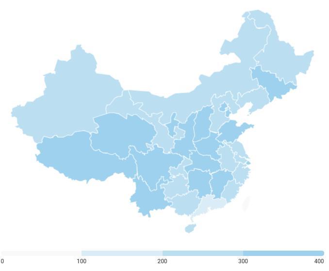Regional shift of production within China Inner-Chineese cities are further away from ports