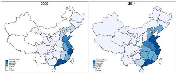 distribution of low-tech manufacturing in China GDP growth rate: %, 2007-2016 Source: Jun Hou,