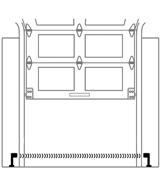 - After ANY adjustments to the door system, the Safety Reverse Test MUST be performed to ensure the door reverses on contact with a 1-1/ thick (x4 laid flat) object.