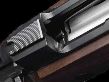 Sako 85 barrels, blued or stainless, have a non-reflecting, satin-like surface with the exception of
