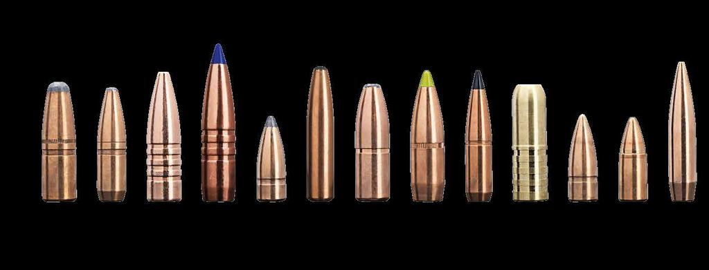 1) 2) 3) 4) 5) 6) 7) 8) 9) 10) 11) 12) 13) 1) SAKO HAMMERHEAD Heavy, jacketed bonded core, soft point for larger calibers.