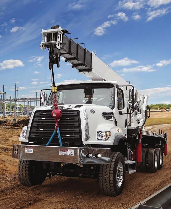 This severe-duty truck takes toughness onto tight job sites and down narrow streets. The 108SD is extremely versatile, as well.