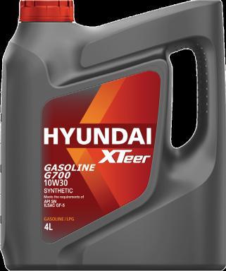 Premium Lubricant made by HYUNDAI Gasoline G700 10W30, 10W40, 20W50 Engine Oil for Gasoline Engines excellent in engine protection 1L 4L 6L XTeer Gasoline G700 is the most advanced synthetic gasoline