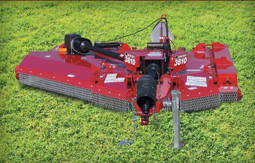 2810 & 3810 FLEX-WING ROTARY CUTTERS The perfect Flex-Wing for mowing narrow highway right-of-ways.