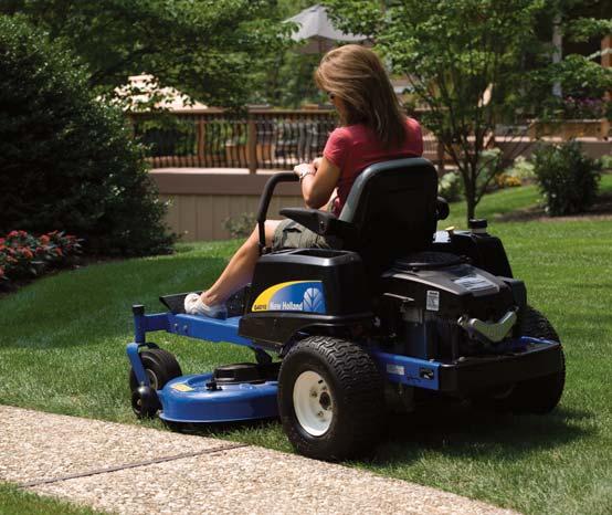 Versatile performance THE G-SERIES GIVES YOU THE FLEXIBILITY TO GET THE JOB DONE. The zero-turn-radius mower does much more than cut grass.