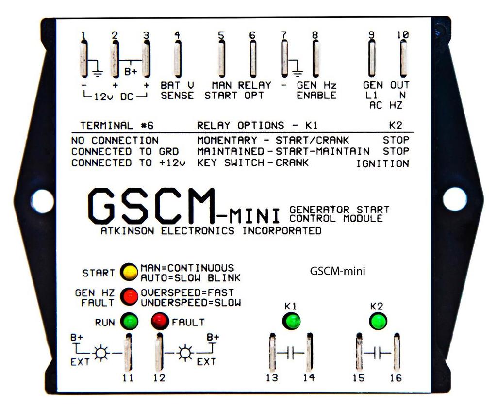 Generator Start Control Module Part# GSCM-mini-o ATKINSON